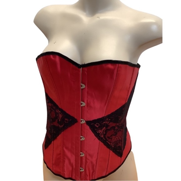 Satin with Lace Corset NEW 😍 - Picture 1 of 4